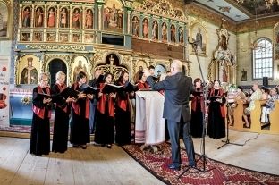 Koncert plenerowy Ukraiskiego Chru Narodowego "Unison" w osiu