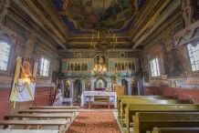 Die Griechisch – katholische Filialkirche St. Cosma und Damian in Skwirtne
